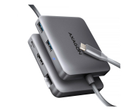 Stacja dokująca do laptopa Axagon HMC-5HL, USB 5Gbps hub, 2x USB-A, HDMI 4k/60Hz, RJ-45 GLAN